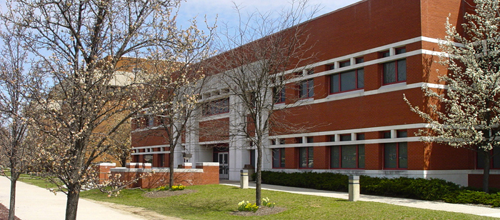 Some CSEE labs are located in the UMBC Engineering and Computer Science building
