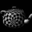 a
  texture teapot