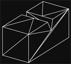 Partial cut in a tetrahedral mesh